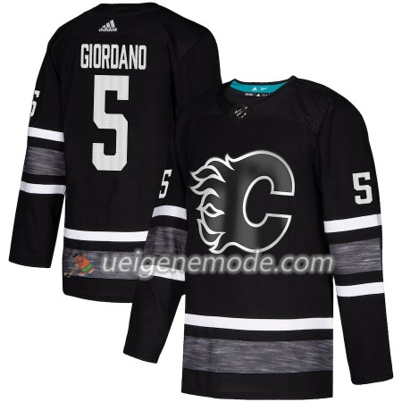 Herren Eishockey Calgary Flames Trikot Mark Giordano 5 2019 All-Star Adidas Schwarz Authentic